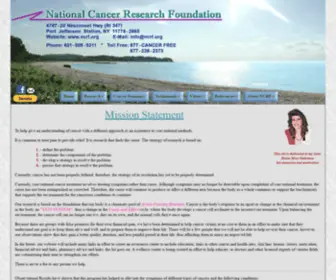 NCRF.org(NCRF » Home) Screenshot