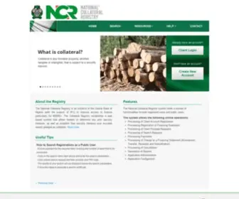 NCR.gov.ng(Collateral System) Screenshot