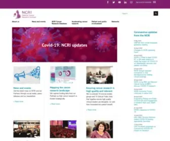 Ncri.org.uk(Advancing cancer research) Screenshot