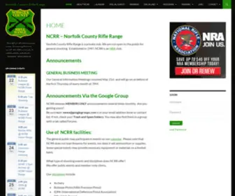 NCRR.net(Norfolk County Rifle Range) Screenshot