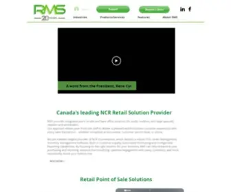 NCRSYstems.ca(About RMS & NCR) Screenshot