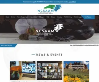 Ncsaam.org(North Carolina Society of Acupuncture and Asian Medicine) Screenshot