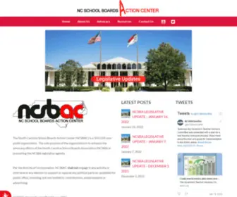 NCsbac.org(North Carolina School Board Action Center) Screenshot