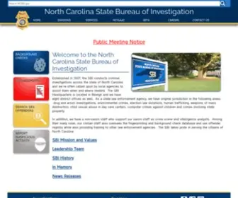 NCsbi.gov(NCsbi) Screenshot