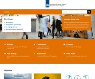 NCSC.nl(Nationaal Cyber Security Centrum) Screenshot