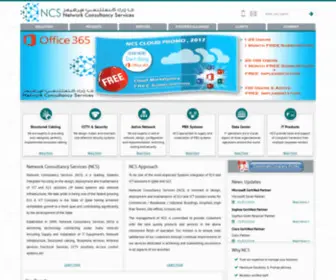 NCS.com.qa(NCS-Network Consultancy Services) Screenshot