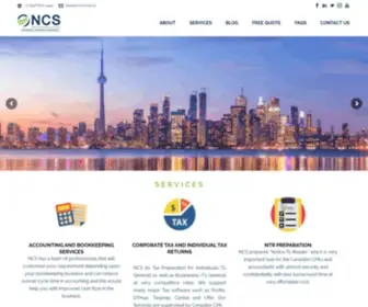 NCscorp.ca(NCS CA) Screenshot