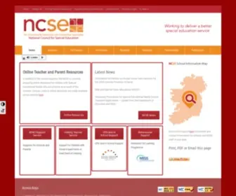 Ncse.ie(Working to deliver a better special education service) Screenshot