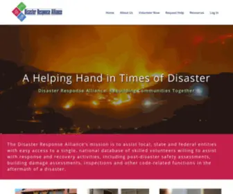 Ncsea-Seer.com(The Disaster Response Alliance’s mission) Screenshot