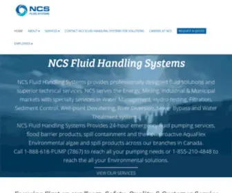 NCSfluidsystems.ca(NCS Fluid Handling Systems) Screenshot