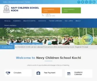 NCskochi.ac.in(Navy Children School) Screenshot