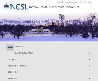 NCSL.org(Legislative News) Screenshot
