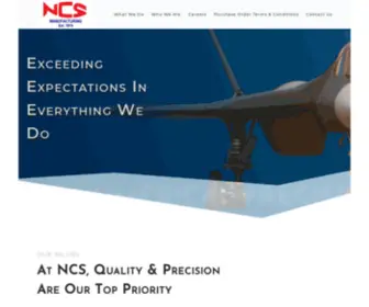 NCsmanufacturing.com(NCS) Screenshot