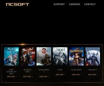 Ncsoft.com(The official site of NCSOFT West. Our site) Screenshot