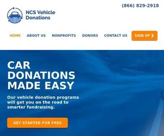 NCsvehicledonations.com(Car Donations Made Easy) Screenshot