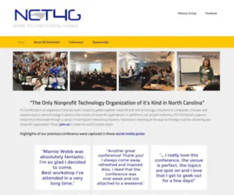 NCT4G.org(Where tech meets social change) Screenshot