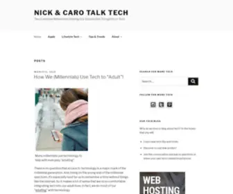 Nctalktech.com(Nick & Caro Talk Tech) Screenshot