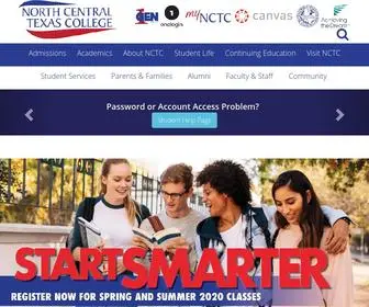 NCTC.edu(North Central Texas College) Screenshot