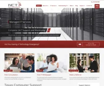 NCtnet.net(Managed IT Services & IT Support) Screenshot