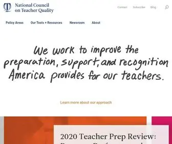 NCTQ.org(National Council on Teacher Quality (NCTQ)) Screenshot