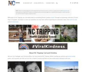 NCtripping.com(North Carolina Travel with NC Tripping) Screenshot