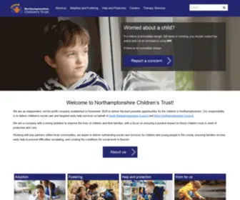 NCtrust.co.uk(Northamptonshire Children's Trust) Screenshot