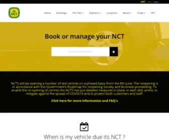 NCTS.ie(The only official booking website for all NCT bookings) Screenshot