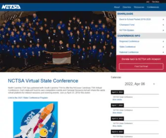 NCtsa.org(The North Carolina Technology Student Association) Screenshot