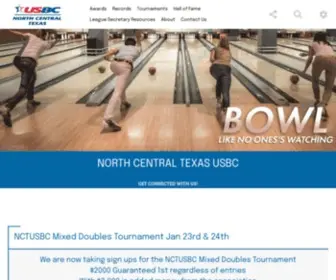 Nctusbc.com(North Central Texas USBC) Screenshot