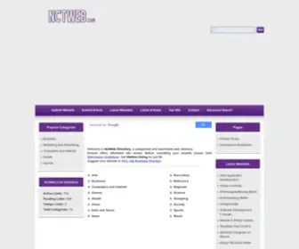 NCtweb.com(Web Directory) Screenshot