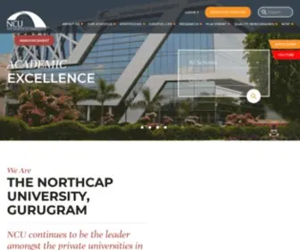 Ncuindia.edu(The NorthCap University) Screenshot