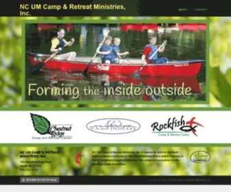 Ncumcamps.org(NC UM Camp and Retreat Ministries) Screenshot