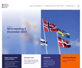 Ncu.nu(Nordic Cancer Union) Screenshot