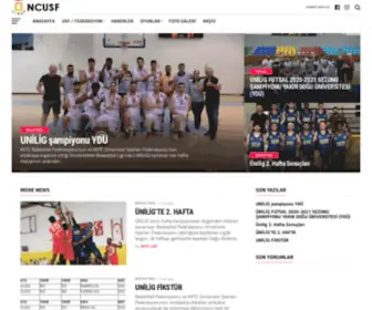 Ncusf.com(NC University Sports Federation) Screenshot