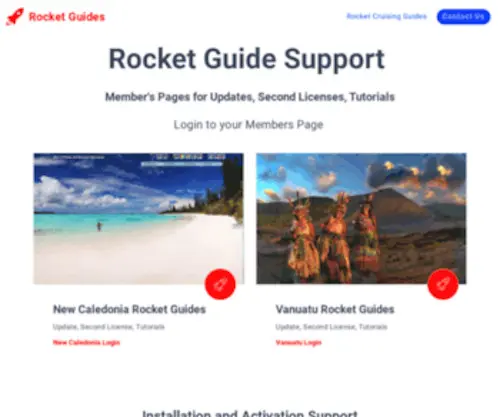 Ncvan.us(Rocket Guides Support) Screenshot