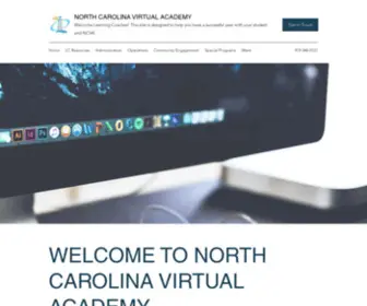 Ncvaonline.com(North Carolina Virtual Academy) Screenshot