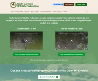 NCWF.org(North Carolina Wildlife Federation) Screenshot
