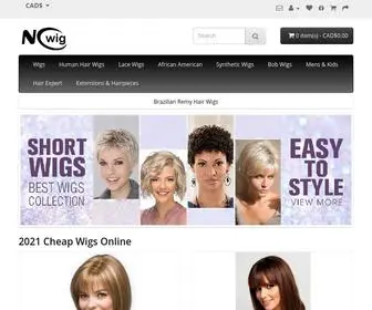 Ncwig.com(Ncwig provides human hair wigs) Screenshot
