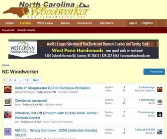 Ncwoodworker.net(North Carolina Woodworker) Screenshot