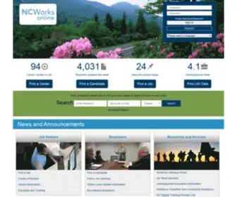 Ncworks.gov(Ncworks online) Screenshot