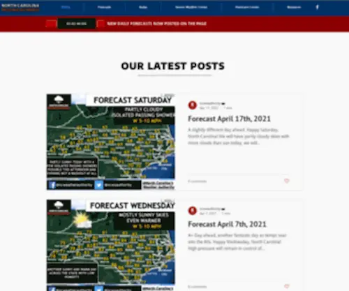 NCwxauthority.com(The North Carolina’s Weather Authority) Screenshot