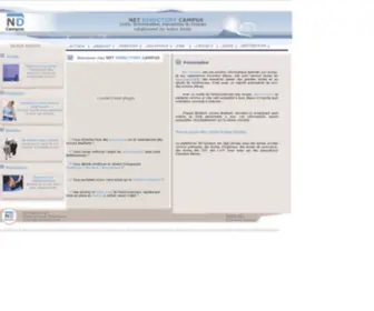 ND-Campus.com(Anciens élèves) Screenshot