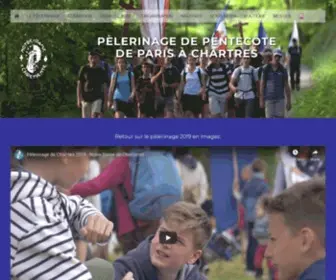 ND-Chretiente.com(Pèlerinage de Chartres) Screenshot