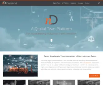 ND.com(ND Digital Twin Platform) Screenshot