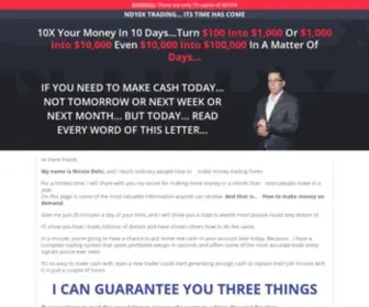 ND10X.com(ND10X Makes Trading Forex Faster) Screenshot