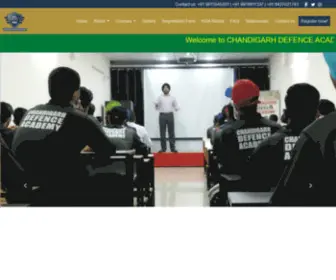 Ndaacademy.in(Chandigarh Defence Acacdemy) Screenshot