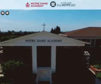 Ndaes.org(Home of Notre Dame Academy Elementary School) Screenshot