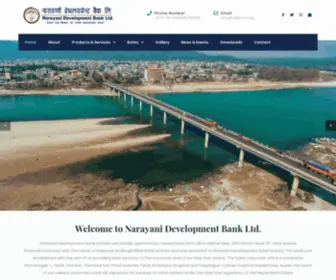 NDBL.com.np(Narayani Development Bank Ltd) Screenshot