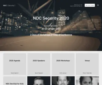 NDC-Security.com(NDC Security 2021) Screenshot