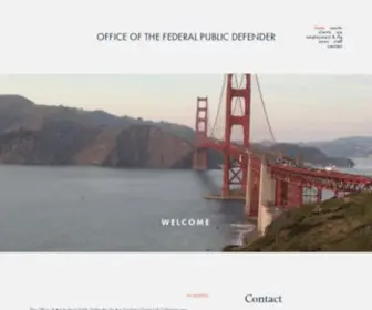 Ndcalfpd.org(Office of the Federal Public Defender) Screenshot